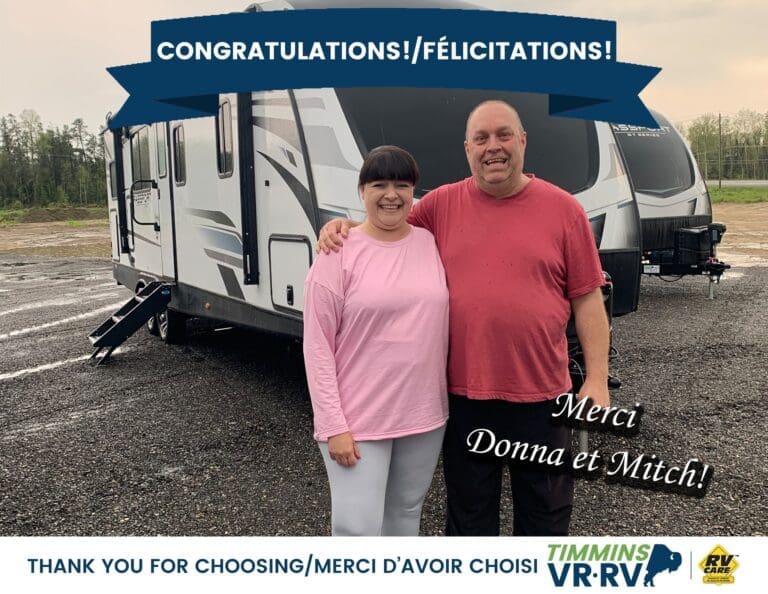 Happy Campers – a satisfied Timmins RV customer