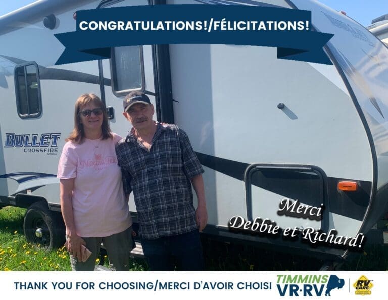 Happy Campers – a satisfied Timmins RV customer
