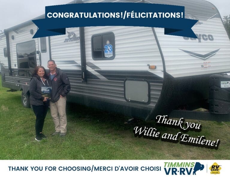 Happy Campers – a satisfied Timmins RV customer