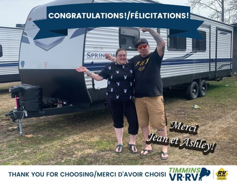 Happy Campers – a satisfied Timmins RV customer