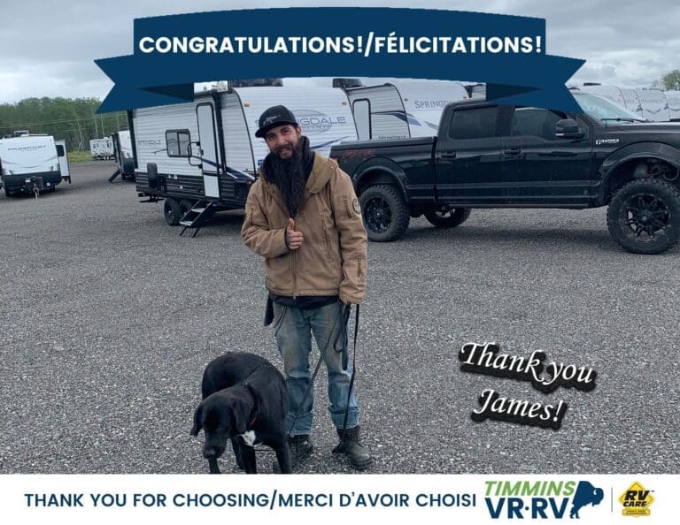 Happy Campers – a satisfied Timmins RV customer