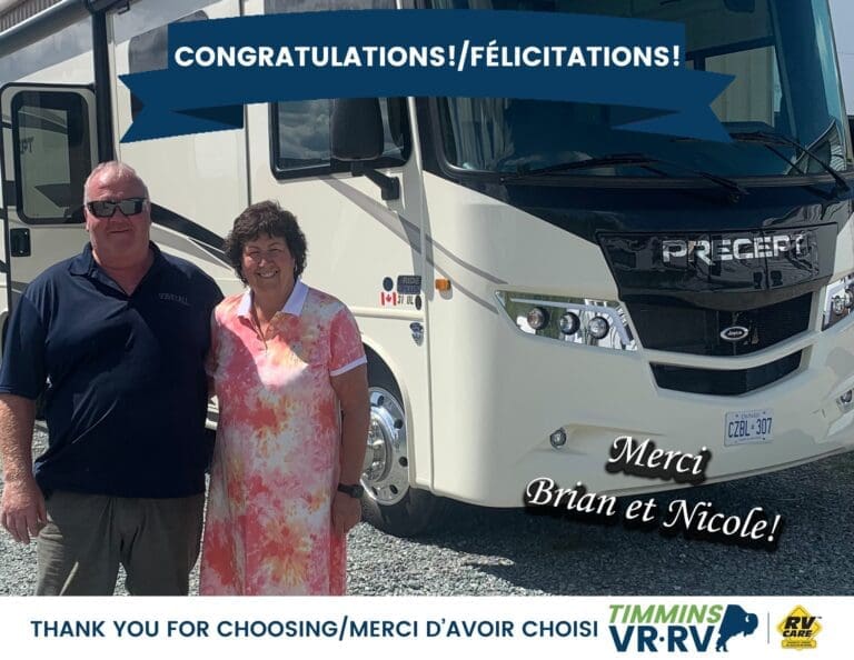 Happy Campers – a satisfied Timmins RV customer