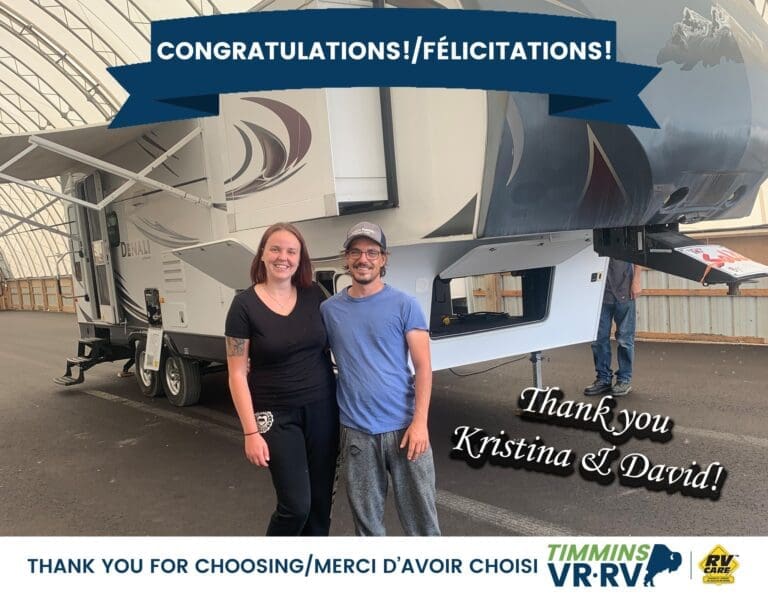Happy Campers – a satisfied Timmins RV customer